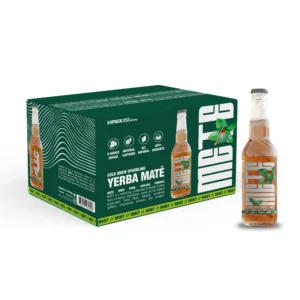 METE Mint Sparkling Yerba Mate 24-Pack Carton UAE