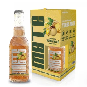 METE Ginger Sparkling Yerba Mate 4-Pack UAE