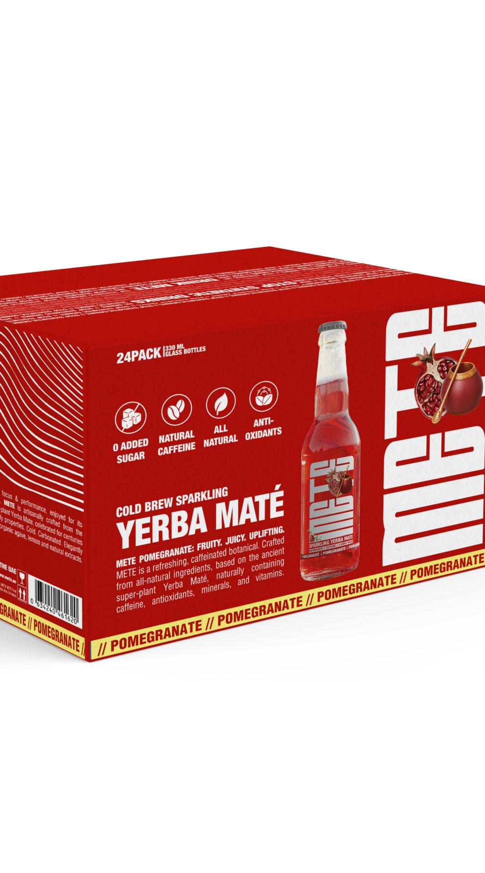 METE Pomegranate - Carton 24 Pack - Sparkling Yerba Mate - UAE.jpg